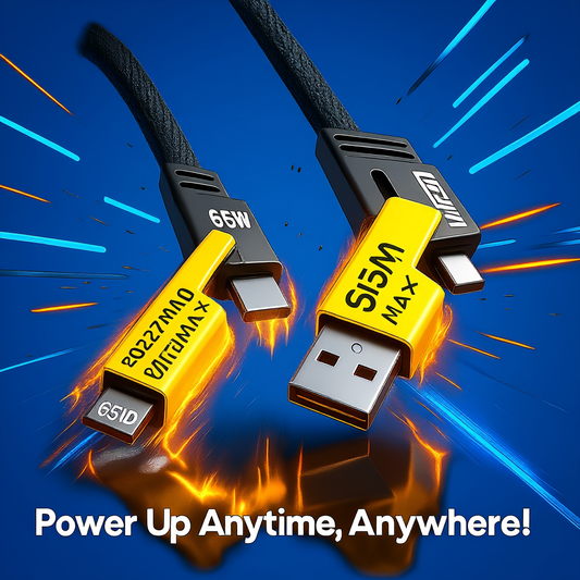 4 in 1 Fast Charging Cable 65Watt - High Quality