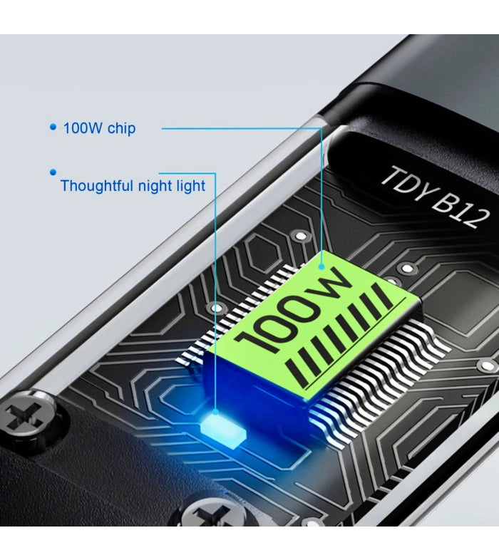 AIROX CB100 3-in-1 100W Fast Charging Cable