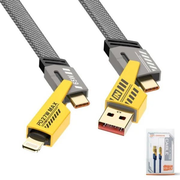 4 in 1 Fast Charging Cable 65Watt - High Quality